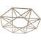 Ekena Millwork Guardian Wood Fretwork Pierced Ceiling Medallion, Hickory, 34"OD x 13 1/4"ID x 1/4"T CMWP34X34X0250GDHI - alternate 3